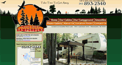 Desktop Screenshot of moenlakecampground.com