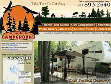 Tablet Screenshot of moenlakecampground.com